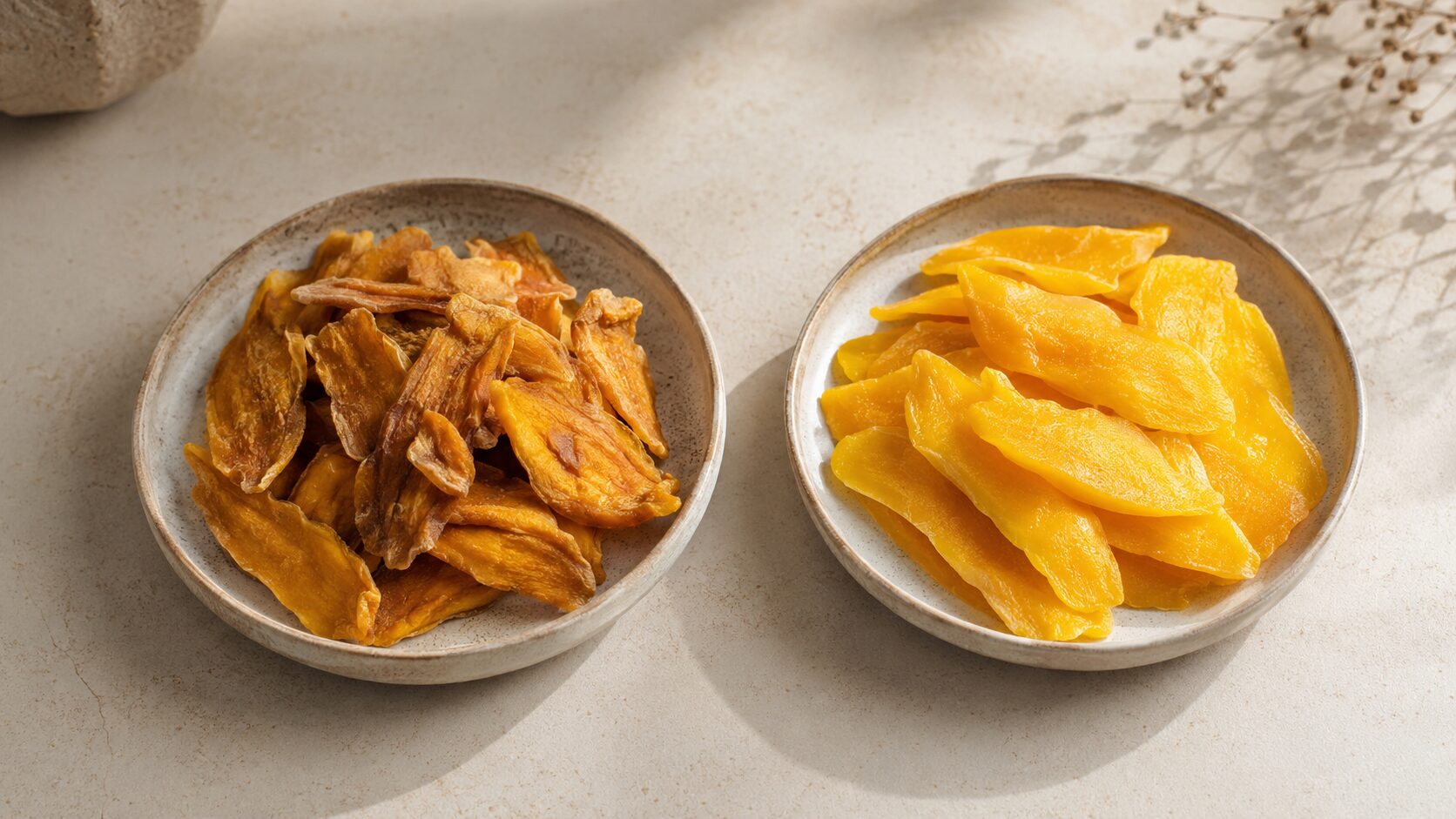 Sušené mango bez přidaného cukru: jaký je rozdíl?
